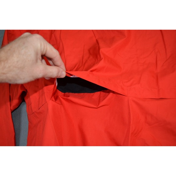 VINTAGE Nike Golf Jacket Mens Large Red Storm-FIT Windbreaker Full Zip Y2K - Picture 11 of 13